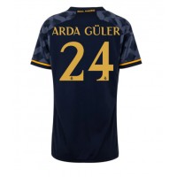 Camisa de Futebol Real Madrid Arda Guler #24 Equipamento Secundário Mulheres 2023-24 Manga Curta